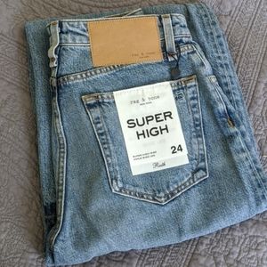 NWT Rag & Bone "Ruth" super-high rise jeans